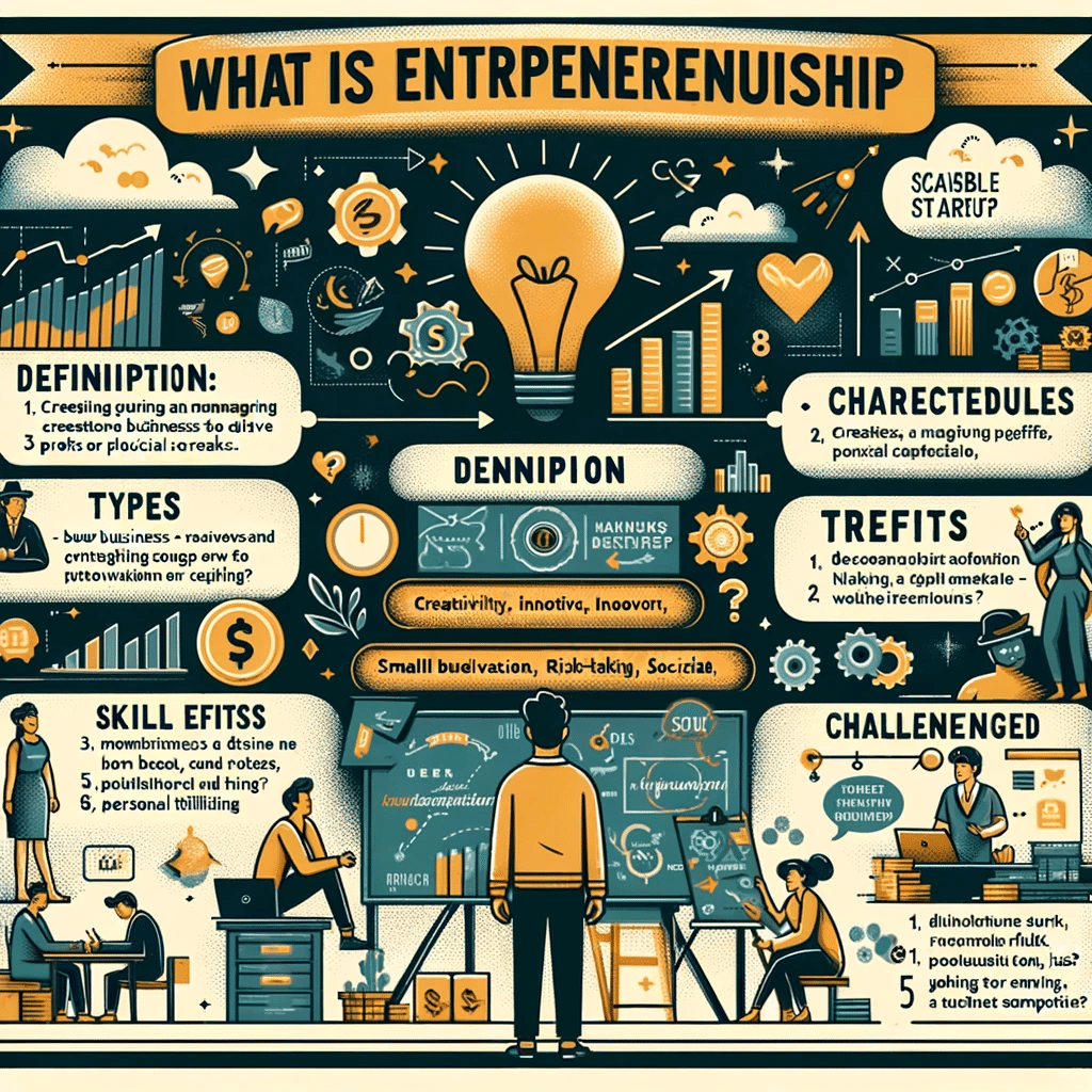 What Is Entrepreneurship infographic